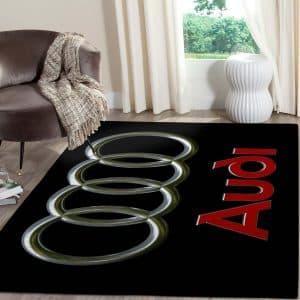 AUDI LOGO SUPERCARS AREA RUGS LIVING ROOM CARPET FN151204 LOCAL BRANDS FLOOR DECOR