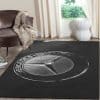 MERCEDES LOGO SUPERCARS AREA RUGS LIVING ROOM CARPET FN161201 LOCAL BRANDS FLOOR DECOR