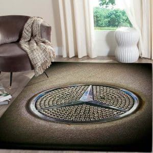 MERCEDES LOGO SUPERCARS AREA RUGS LIVING ROOM CARPET FN161203 LOCAL BRANDS FLOOR DECOR