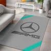Mercedes Amg Logo Collection Area Rugs Living Room Carpet Floor Decor The Us Decor