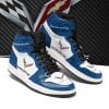 CHEVROLET CORVETTE NTA JD HIGH TOP SHOES VER 2 BLUE SNEAKERS JORDAN SNEAKERS SPORT AIR JORDAN HIGH SNEAKERS SPORT SNEAKERS