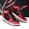 CHEVROLET CORVETTE NTA CUSTOM JD HIGH TOP SHOES RED & BLACK SNEAKERS JORDAN SNEAKERS SPORT AIR JORDAN HIGH SNEAKERS SPORT SNEAKERS