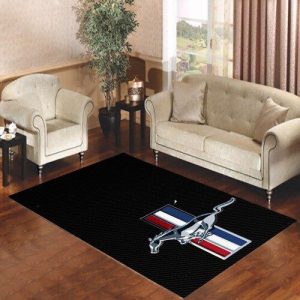 FORD MUSTANG CARBON FIBER LIVING ROOM CARPET RUGS AREA RUG FOR LIVING ROOM BEDROOM RUG HOME DECOR