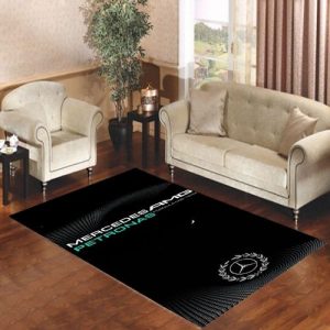 MERCEDES AMG PETRONAS RACING TEAM LIVING ROOM CARPET RUGS AREA RUG FOR LIVING ROOM BEDROOM RUG HOME DECOR