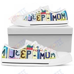 MENS WOMENS JEEP MOM LOW TOP SHOES CUSTOM PRINT FOOTWEAR CONVERSE SNEAKERS TMT730